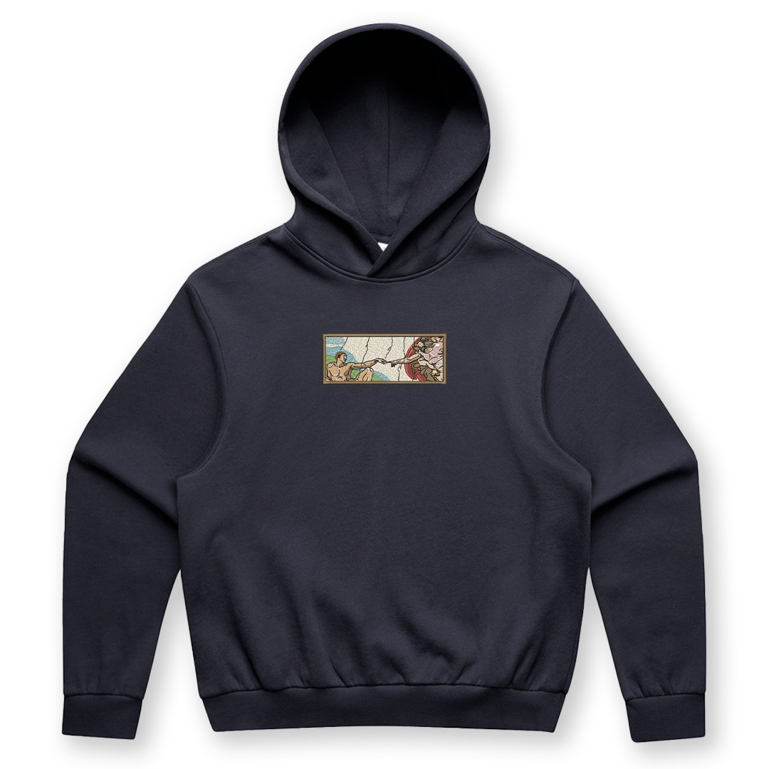 Creation Of Adam Box Hoodie