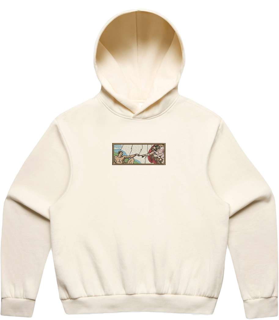 Creation Of Adam Box Hoodie