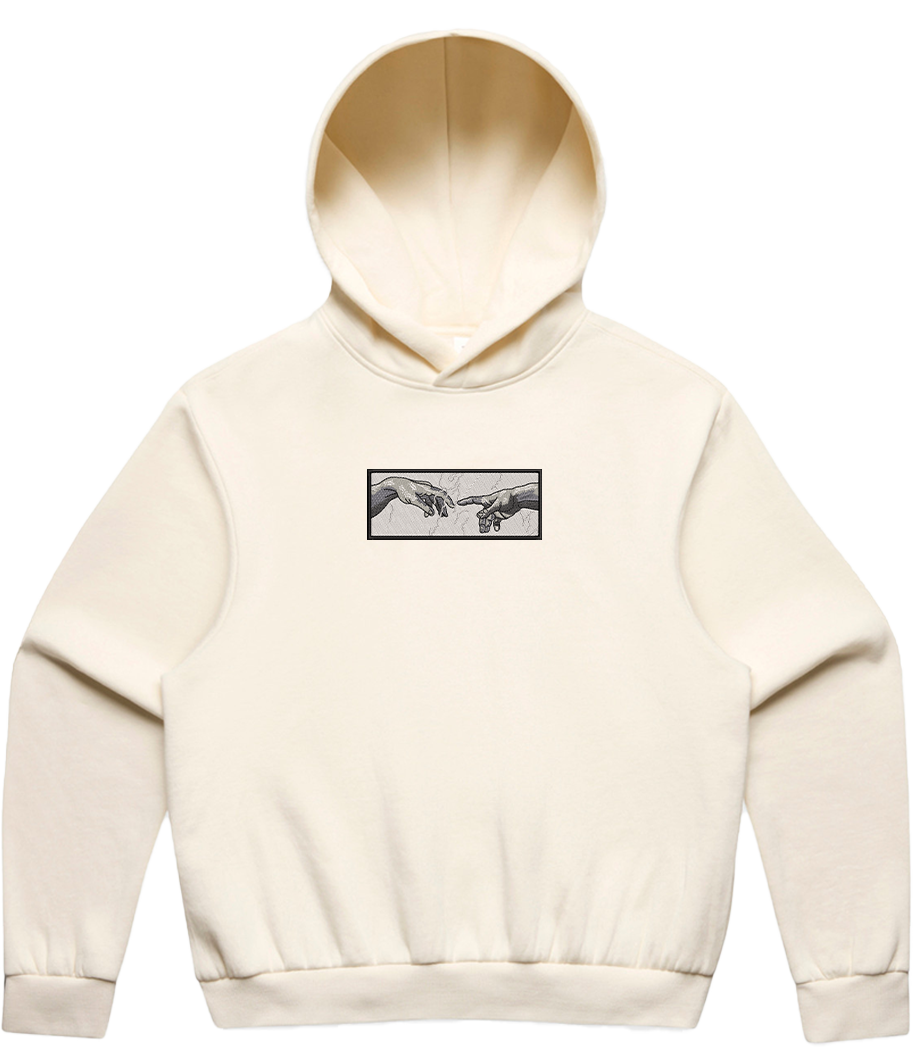 Creation Of Adam Box Hoodie
