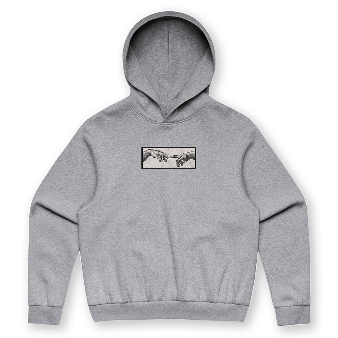 Creation Of Adam Box Hoodie