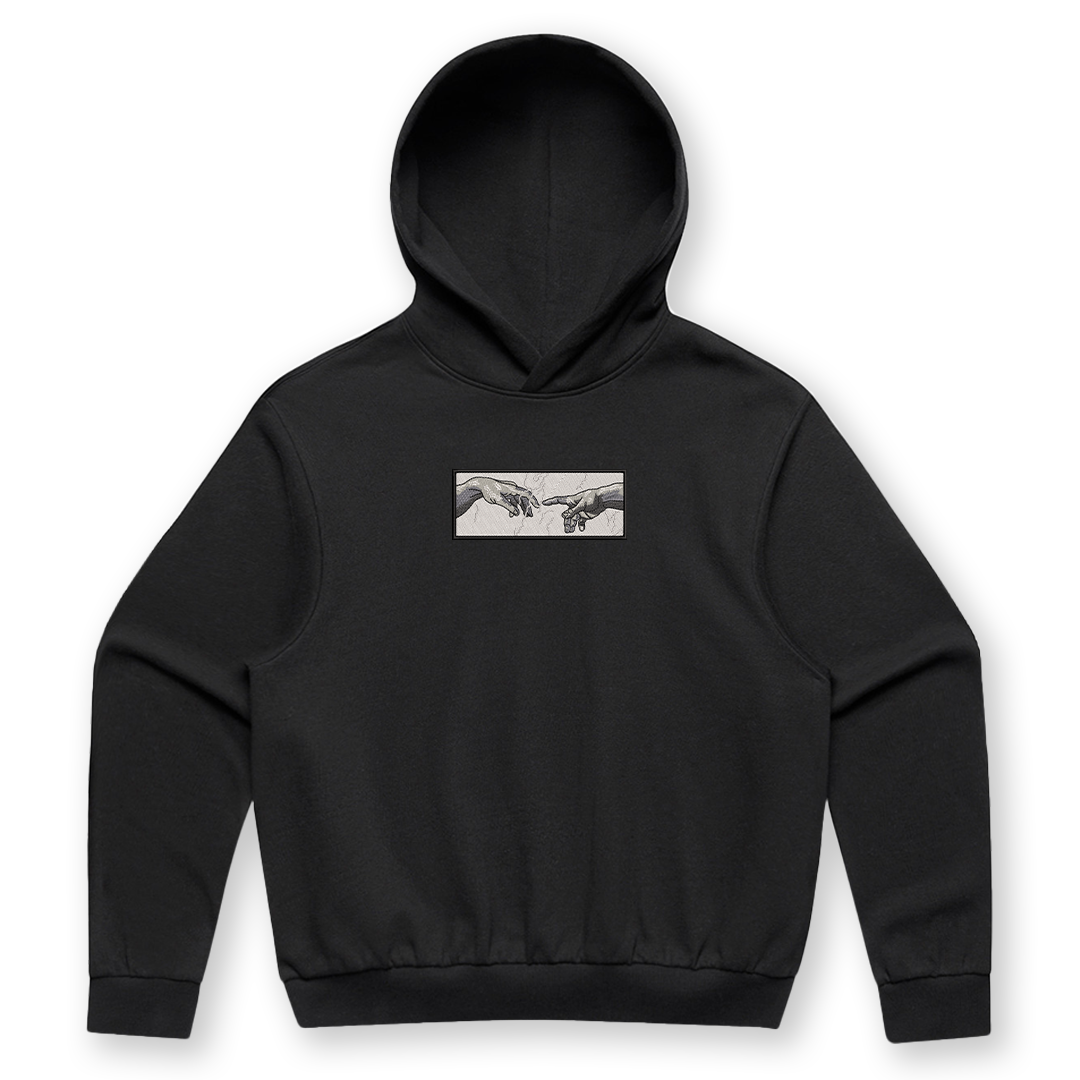 Creation Of Adam Box Hoodie