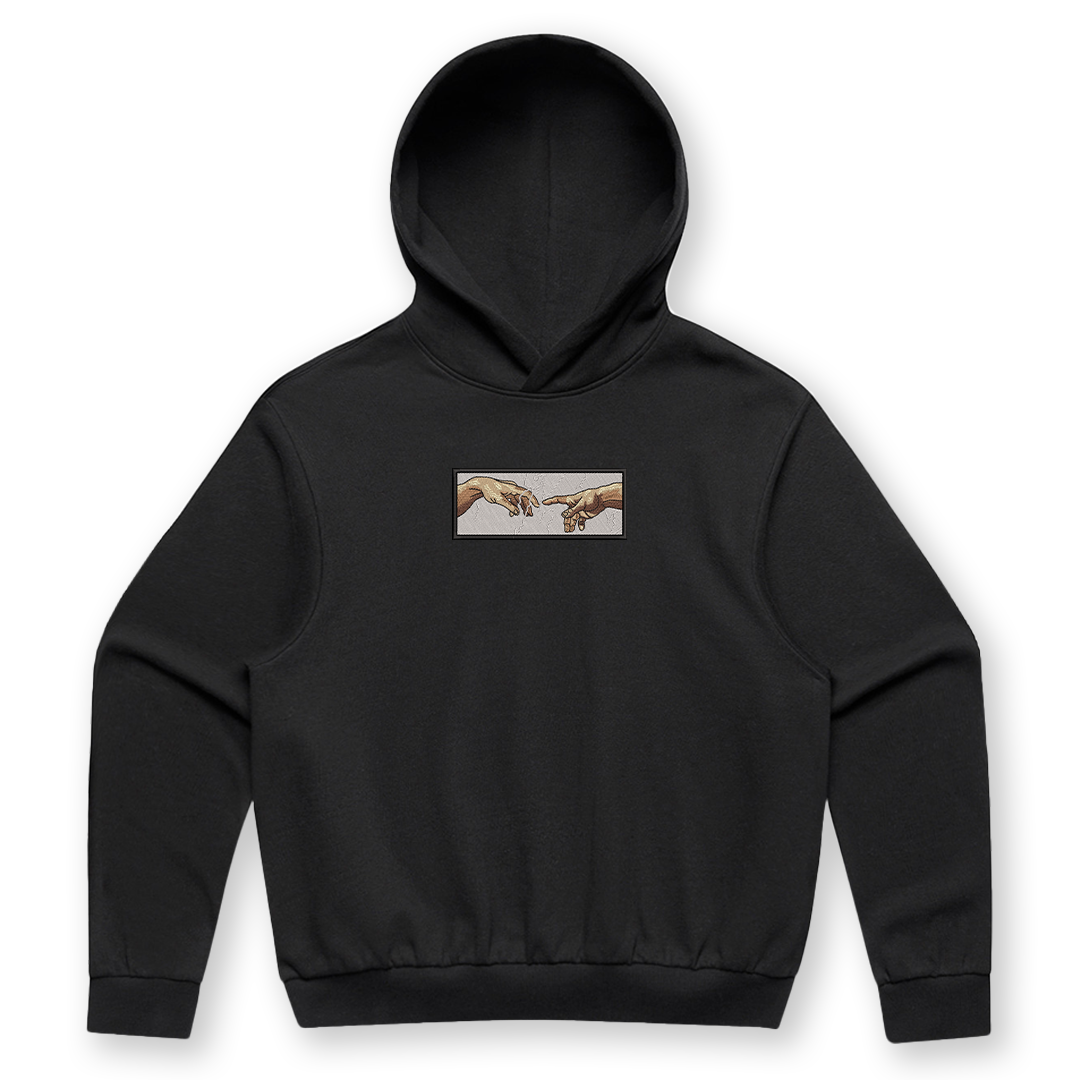 Creation Of Adam Box Hoodie