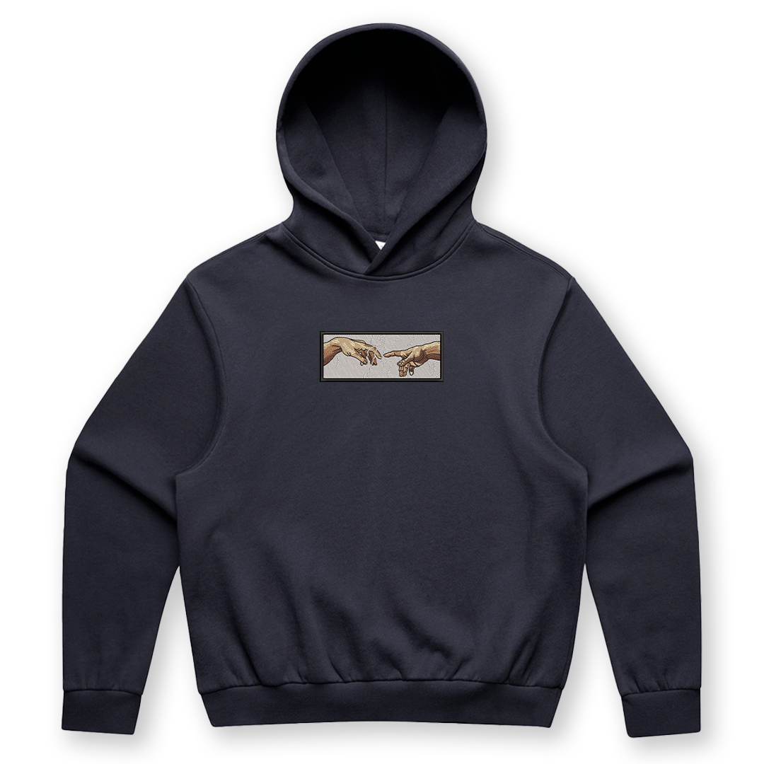 Creation Of Adam Box Hoodie