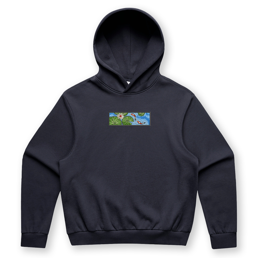 Flowing Koi Box Hoodie