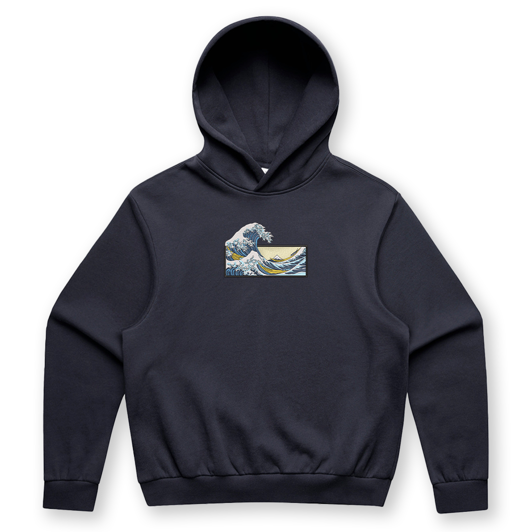 The Great Wave Box Hoodie
